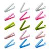 5Pcs Food Bag Sealing Clips with Silicone Seal Reusable Airtight Clamps for Chips Snacks Tea Leaves Kitchen Storage Organizer