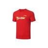 Футболка унисекс с коротким рукавом и круглым вырезом Li Ning Badminton Series, красные ATST473-3