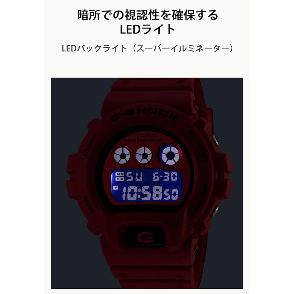 Casio G-Shock DW-6900RRB-4JF Men's Watch Red Eco-Friendly Material