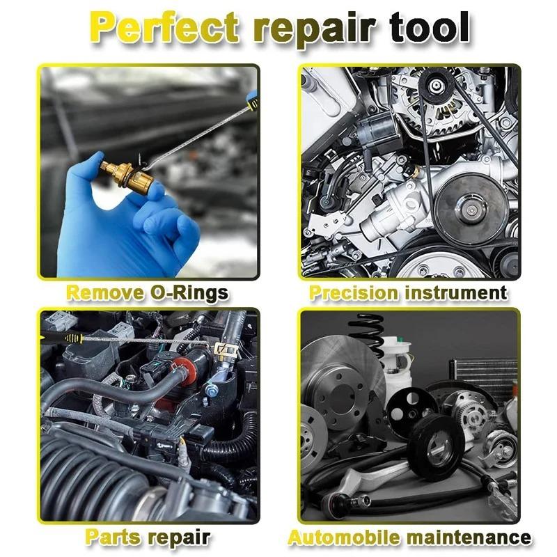 1 компл.. Набор отверток для автомобильного сальника, уплотнительное кольцо, прокладка, автомобильный съемник, крючки, инструменты для ремонта