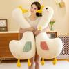 New Cloud Big White Goose Plush Toy Long Leg Sleeping Doll Bed Pillow Ragdoll