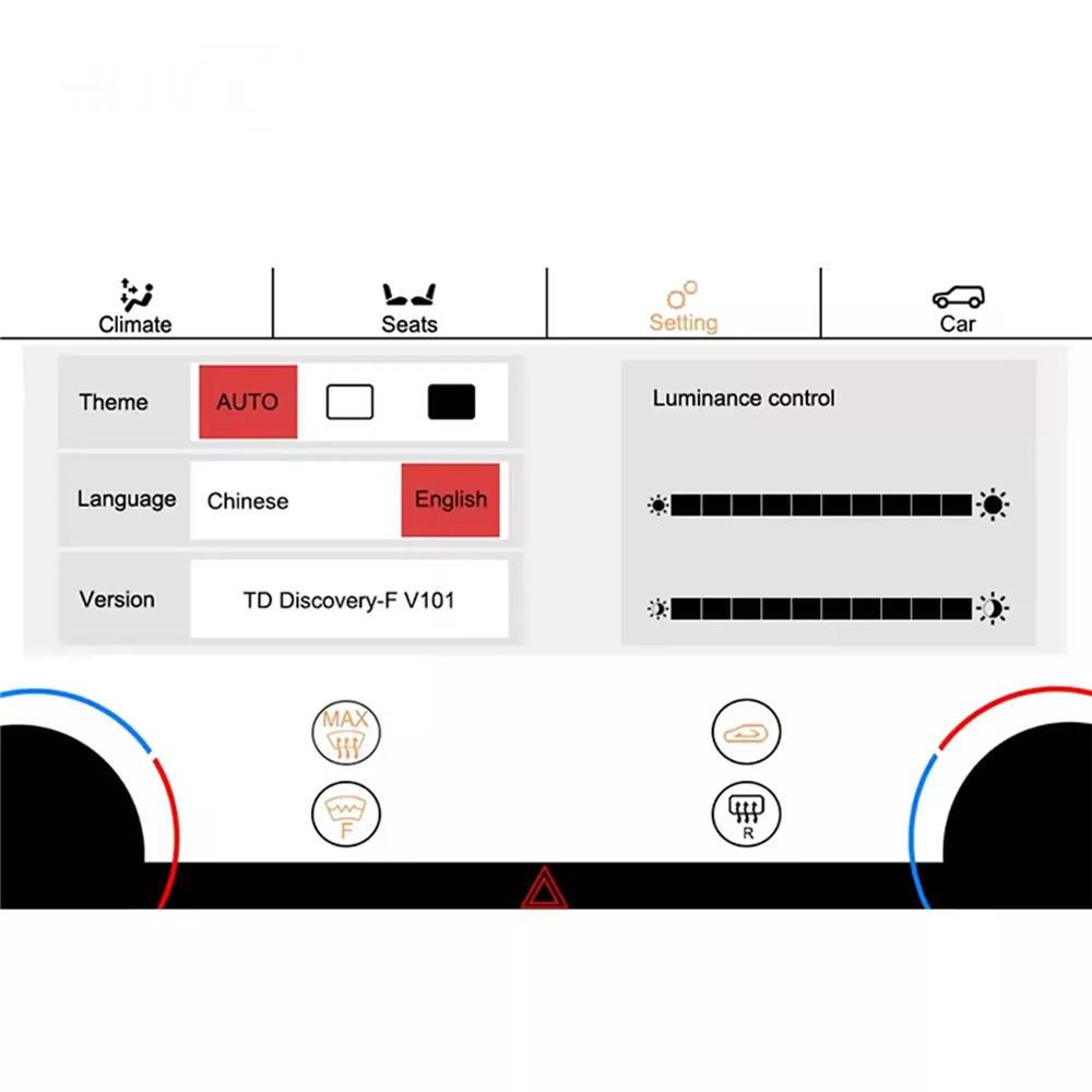 LCD Touch Screen AC Panel Air Control For 2010-2013 Land Range Rover Sport L320