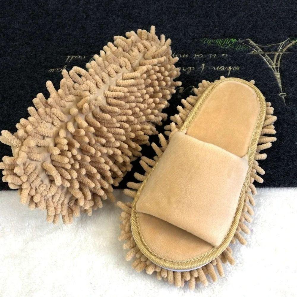 Microfiber Wiping Slippers Portable Cleaning Slippers Cleaning Tools Mopping Shoes Unisex
