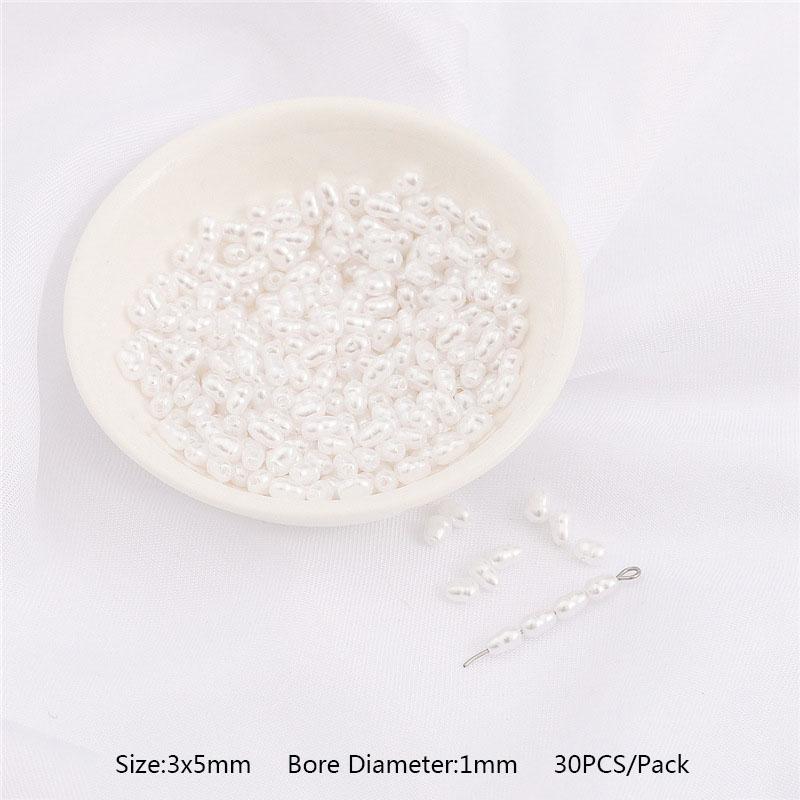 10/20 шт./упак., высококачественные бусины из АБС-пластика с искусственным жемчугом неправильной формы, свободные бусины для ожерелья, ювелирные аксессуары