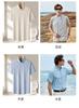 [Natural Linen&Comfortable Breathable Cotton] Summer Lightweight Skin friendly Classic Men's Polo Short sleeved Shirt