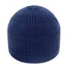 Вязаная шапка с волнистым узором - Унисекс мешковатая crochet шапка, Зимняя теплая шапка-бини с ребристой манжетой для мужчин и женщин