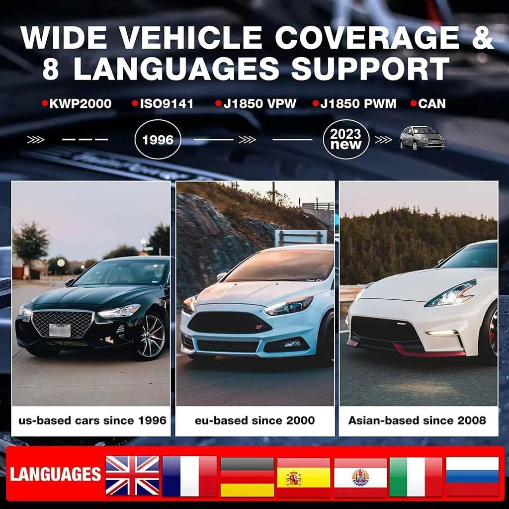 LAUNCH CR3001 OBD2 Scanner Made In Japan OBD2 Diagnostic Tool Read and Erase Codes Automotive Diagnostic Tool BMW Diagnostic Tool