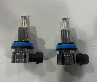 2 шт. светодиодные лампы для фар H11 на 800% ярче, беспроводные лампы для фар, 30000 лм, мини-лампы для фар, безвентиляторный комплект автомобильных ламп, дальний/ближний свет