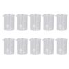 10PCS Glass Beaker Set Experiment Measuring Cup with Scale Teaching Equipment 25mL Capacity