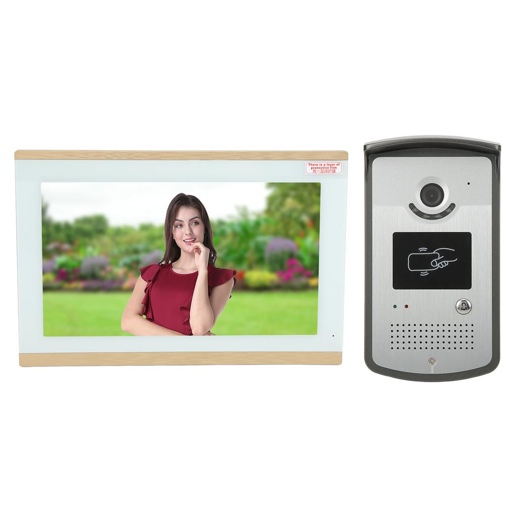 10-дюймовый WIFI видеодомофон, проводная система видеодомофона для Tuya Smart APP 100?240ВЕУ Вилка