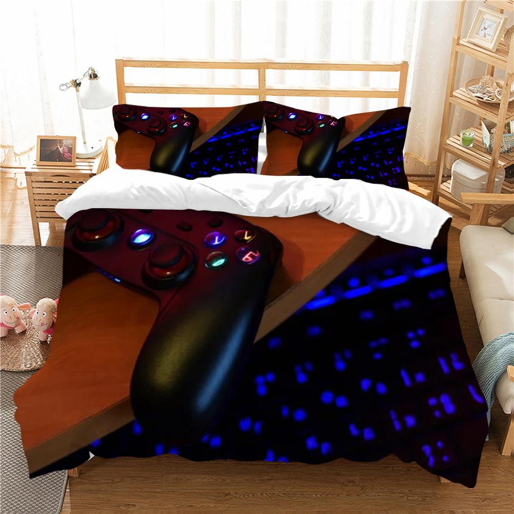 3D Gamepad Printing Home Textiles Bedding Suit Microfiber Quilt Cover Cool Comforter Duvet Covers