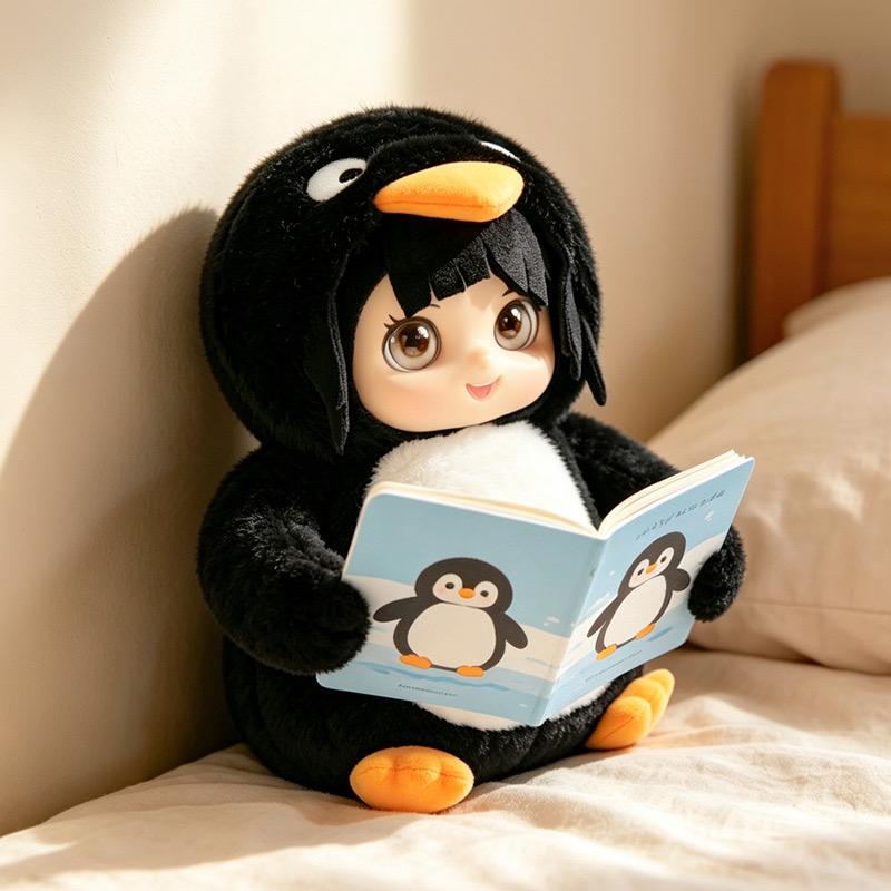 Cute Gugu Gaga Plush Toy Movie Stuffed Animals Cute Penguin Brightly Colored Fragrance Vinyl Dolls Kids Toys Girls Birthday Gift