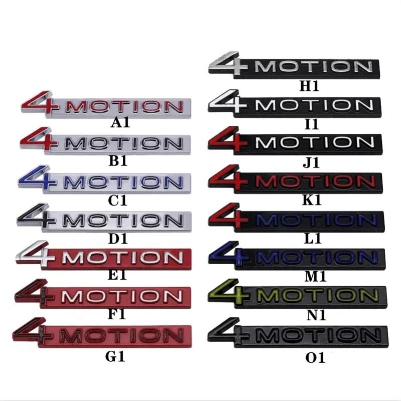 Металлическая эмблема передней решетки автомобиля 4MOTION для Passat Touareg Golf Tiguan Polo, автомобильный значок, наклейка, внешние аксессуары
