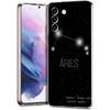 Constellation Virgo Aries Transparent Cover for Samsung Galaxy S24 S23 S22 S20 S21 FE Ultra S24 S23 S10 S10E S9 Plus Phone Case