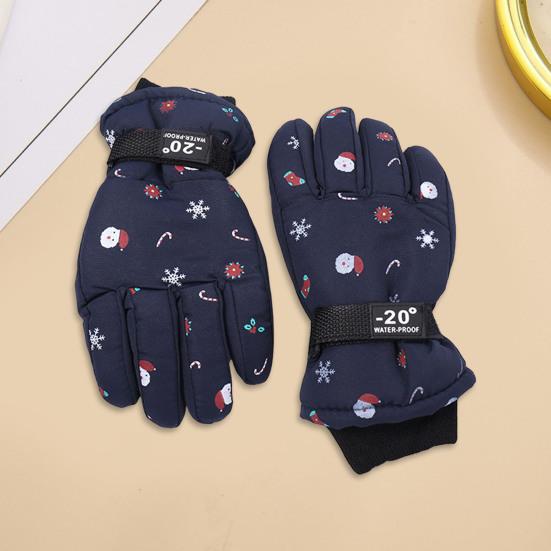 Kids Winter Gloves Warm Thermal Ski Gloves Windproof Snow Mitten for Cold Weather Snowboarding
