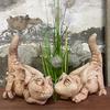 Garden figure dragon pacifier made of concrete