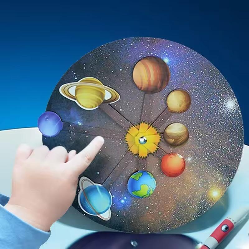 Сделай сам модель планет Солнечной системы Научный эксперимент Игрушка Образовательная игрушка для детей Технологический эксперимент STEM Головоломка Планета