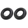 2PCS 3.50 4.00‑6 Tire with TR87 Bent Valve Stem Rubber for Wheelbarrows Go Kart ATV Snow Mowers Hand Trucks