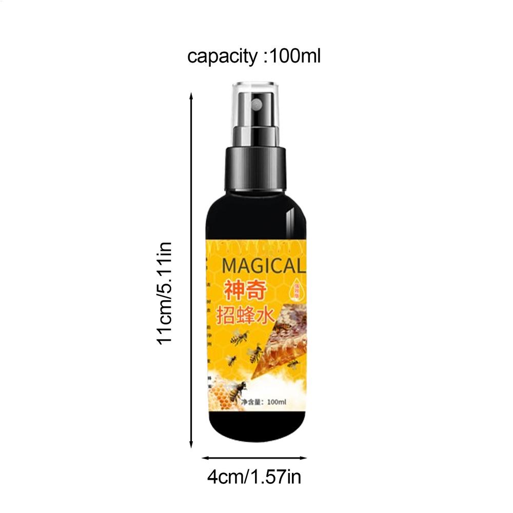 Bee Attractant for Trap Multipurpose Natural Bait for Carpenter Bees 100ml Portable User-Friendly Bee Bait Effective Bee Lure