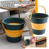 Silicone Bucket For Fishing Promotion Folding Bucket Square Fishing Car Bucket Camp Outdoor Was W3T0
