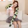 1pc 165CM Simulated Python Snake Plush Toy Down Cotton Long Stuffed Snake Plushie  Funny Gift