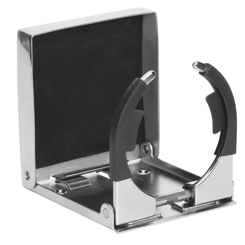 Stainless Steel Folding Drink Cup Bottle Holder for Marine Boat Truck RV Adjustable