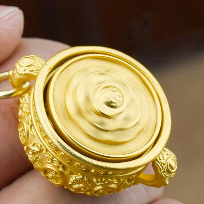 Двенадцать зодиаков имитация латуни сокровищница вращающаяся для мужчин и женщин подвесное украшение автомобильный брелок кулон