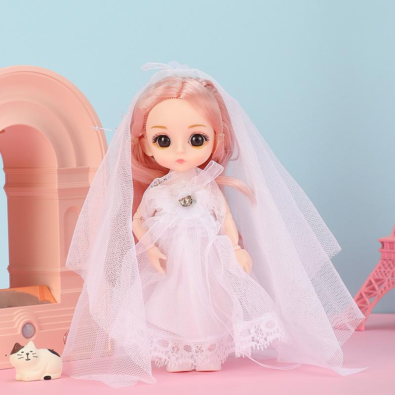 Набор кукол Девочка Девочка Подарочная коробка Детская Имитация Наряжать Куклу Принцесса Игрушка