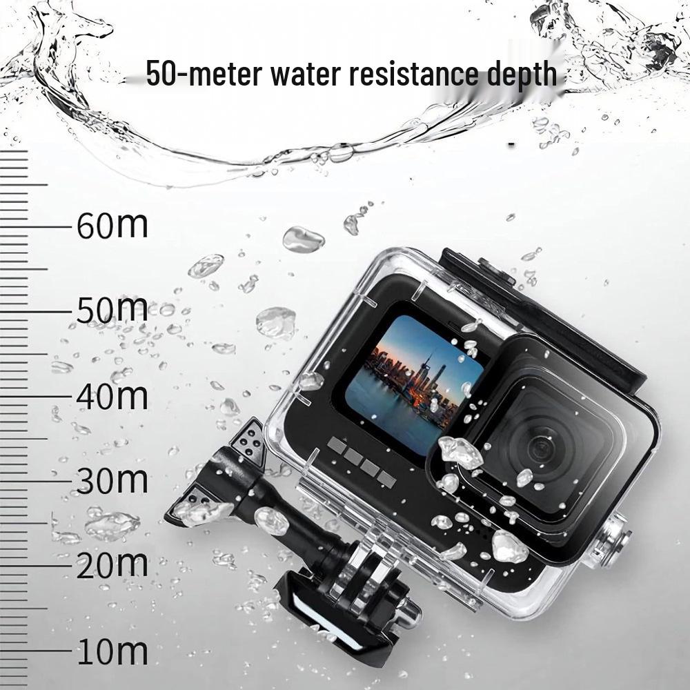 Водонепроницаемый набор аксессуаров для спортивной камеры GoPro 9/10/11/12/13 для серфинга, катания на лыжах и дайвинга