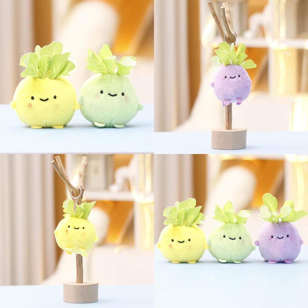 Adorable Vegetable Plush Toy Cute Cabbage Doll Keychain Accessory For Kids And Adults