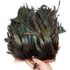 1 Meter Fluffy Natural Rooster Feather Trim Fringe Wedding Decoration Carnival Accessory Sewing Feather Ribbon 15-20 CM