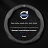 Car Anti-Slip Leather Steering Wheel Cover Applicable to Volvo XC40 XC60 XC70 XC90 C30 C70 S40 S60 S80 S90 V40 V50 V60 V90 EX40 ari123