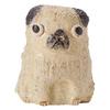 Marui Seito Shigaraki Ware Hechimon Rough Clay Figurine Dog Pug