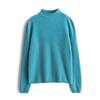 Women's Half Turtleneck Sweater,, 30% Cashmere 70% Wool, Winter Knitted Pullover Autumn Sweater Cashmere Sweater