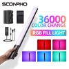 SOONPHO P20 Handheld 2500K-8500K RGB LED Video Light Wand Colorful Ice Stick Light with Type-C Battery for Photography Youtube