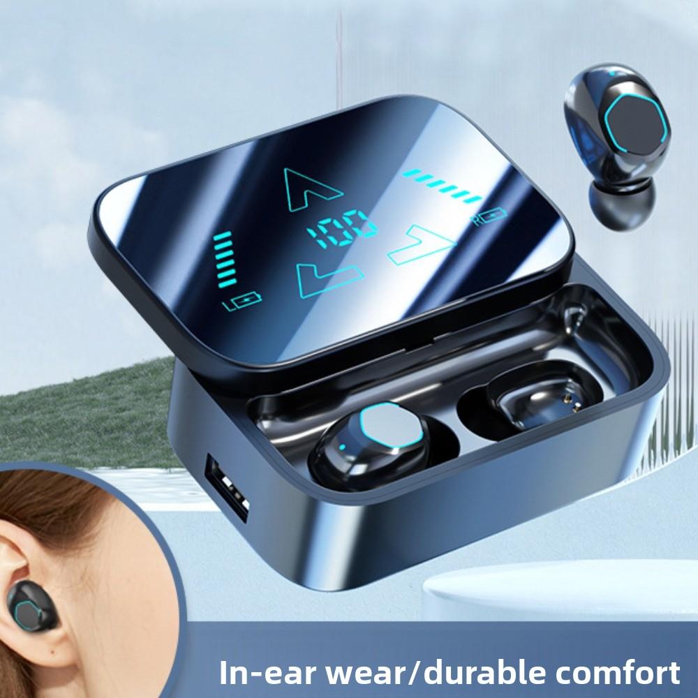 LED Display Wireless Bluetooth Earphones Low Latency Bluetooth Headphone Listening Music