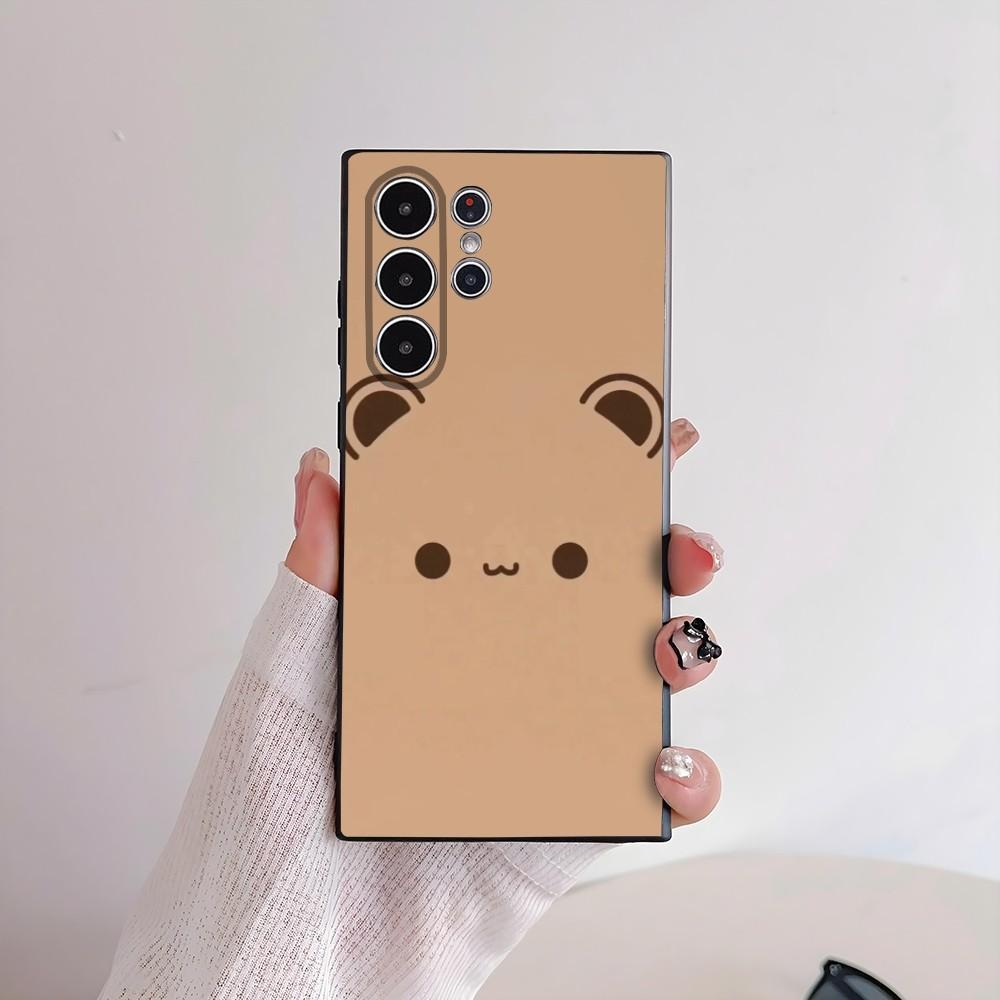 Милый Чехол Для Телефона Bubu Dudu Для Samsung Galaxy S25 S24 S22 S23 Ultra S21 S20 Plus 5G Матовый Нескользящий Полностью Закрывающий Мягкий Чехол