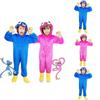 Kids Poppy Playtime Huggy Wuggy Bodysuit Nightclothes Perfect For Cosplay And Parties Available In 4 Sizes!