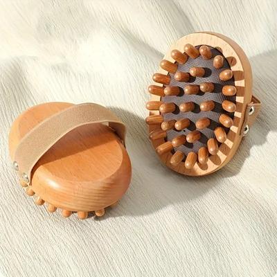 Массажная щетка-меридиан из бука, воздушная подушка, расческа-меридиан, массажер для тела, массажная расческа для головы, кожи головы, инструменты для расслабления и омоложения