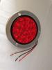 16-LED 12V 24V Round Clear Lens Red Tail Lights Back-up Reverse Lamps for Truck Trailer RV  2pc