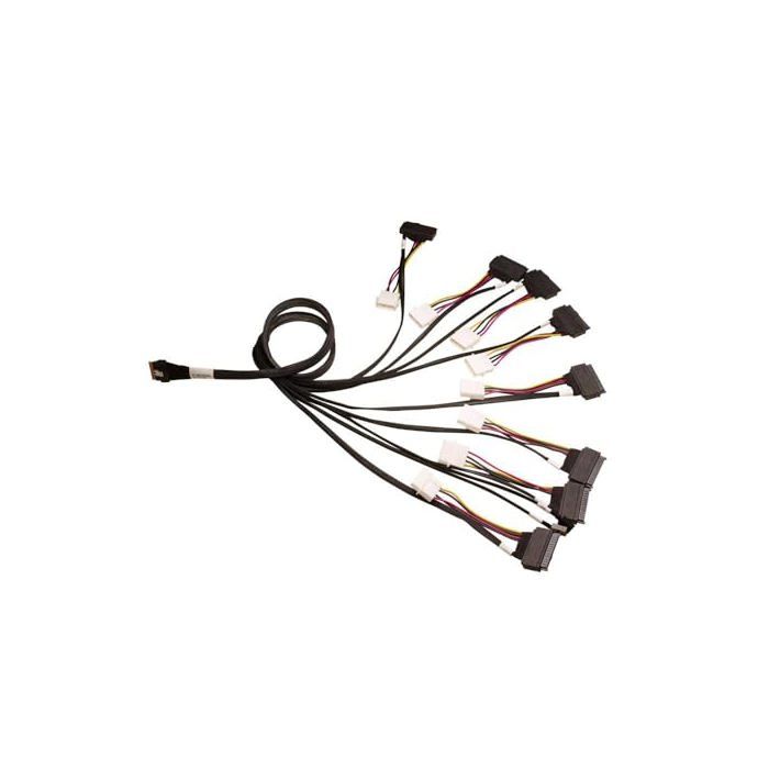 Câble SAS Interne - BROADCOM - 05-60006-00 - Slim SAS [SFF-8654] - U.2 [SFF-8639] - 1 M