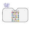 Little Miss And Mr. Men Sunshade Windscreen Car Front Windshield Window Sun Visor Accessories Covers