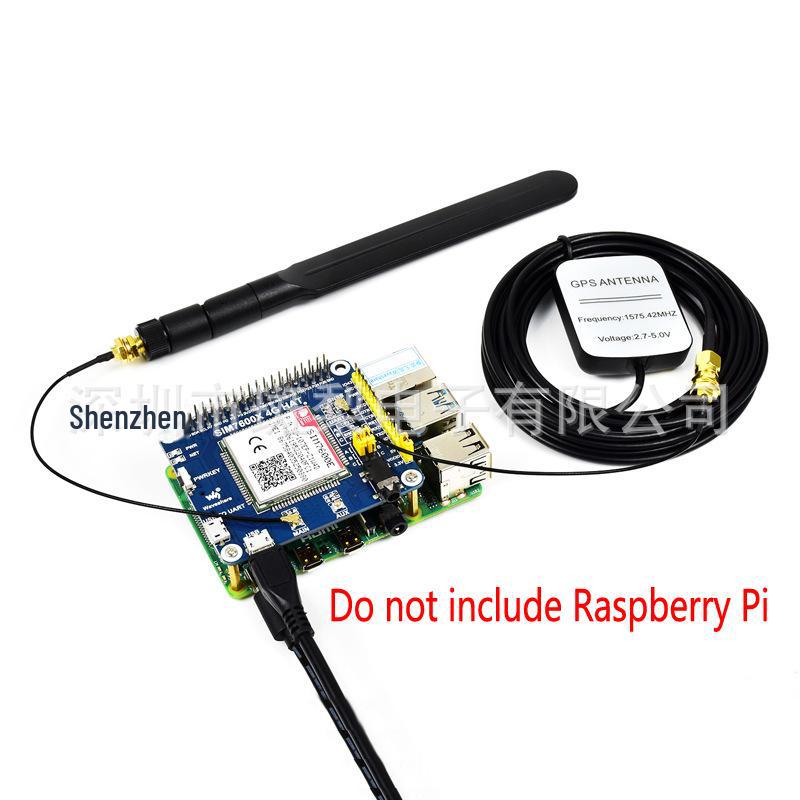 Raspberry Pi LTE Cat-1 Expansion Board - SIM7600E Module with 3G/2G & GNSS