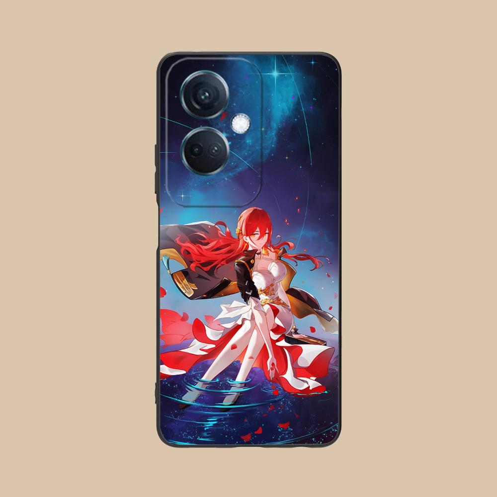 HSR Himeko Matte TPU Mobile Phone Case for OPPO Find X9 X8 X7 X6 X5 X3 X2 Plus s Pro Ultra Lite Colorful Printing Cover