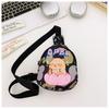 Kids Cartoon Crossbody Bag Lightweight Nylon Sling For Preschool Daily Use