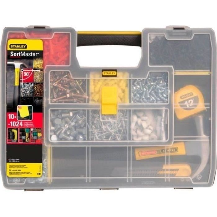 Organizer - STANLEY - 1-94-745 - Movable Dividers - 17 Compartments - Sortmaster