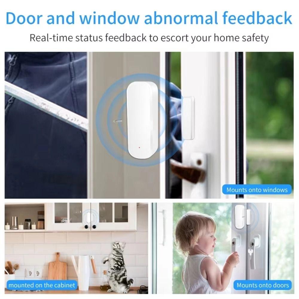Security Protection Zigbee Door Sensor Contact Detection Open Closed Detector Smart Home