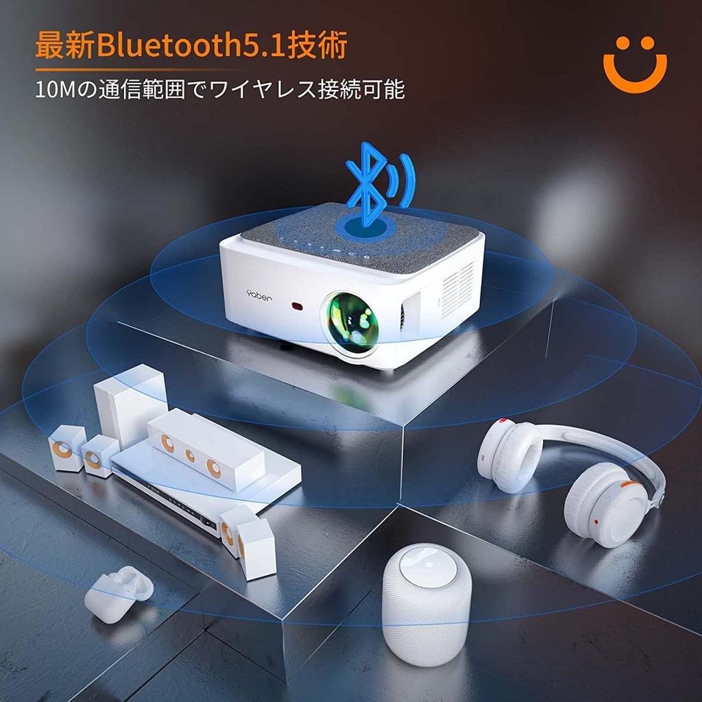 YABER 1080P WiFi 5G Bluetooth 4K Full HD Keystone Функция Zoom Маленькая домашняя сумка для хранения Домашний кинотеатр V6 Проектор, совместимый, совместимый, 4D/4P