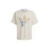Adidas Originals Disney Cartoon Logo Print Casual Sport Short Sleeve Vintage T-Shirt Unisex Tops Grey White HT3952