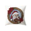 Рождественская тема, милый рождественский принт с рисунком лося, наволочка для дома, гостиной, украшения дивана, полиэстеровая подушка, наволочка